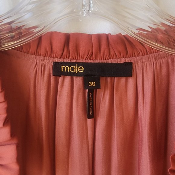 Maje Terra Cotta Dress - Picture 4 of 6